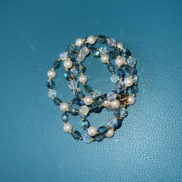 SAL Swarovski America Ltd. Crystal Aurora Borealis Necklace - Picture 4 of 12